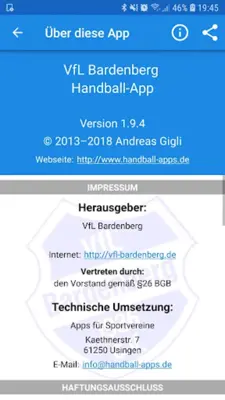 VfL Bardenberg android App screenshot 0